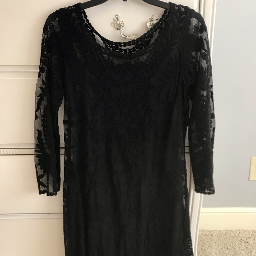 Express Black Lace Dress